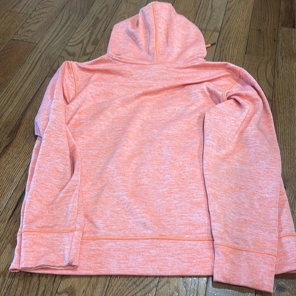 Under Armour orange hoodie sweatshirt. Size medium with ties & kangaroo pocket - Picture 4 of 5